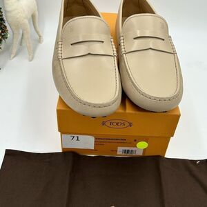 Men’s Tod’s leather driver loafers size 9, made in Italy